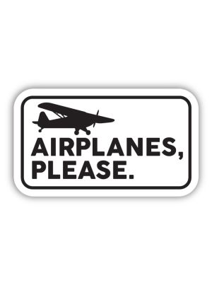 Airplanes, Please Sticker