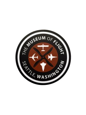 Aircraft Icons Propeller Museum of Flight Sticker
