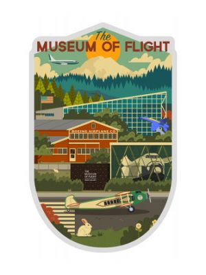The Museum of Flight Campus Sticker