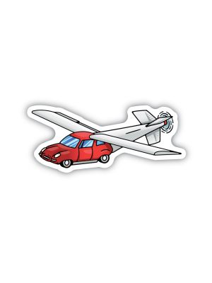 Aerocar III In Flight Sticker