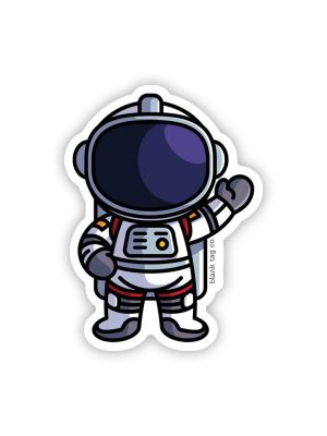Astronaut Waving Sticker