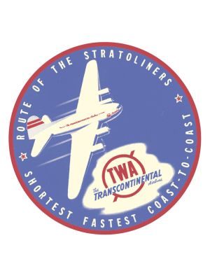 Transcontinental Airlines Sticker