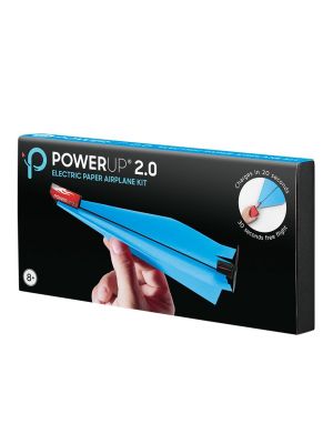 Blue PowerUp 2.0 Electric Paper Airplane Kit