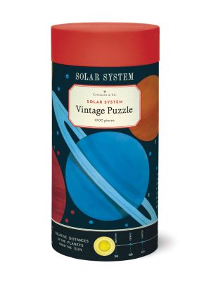 Vintage Solar System 1000 Piece Puzzle