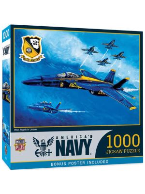 Blue Angels in Unison 1000 Piece Puzzle
