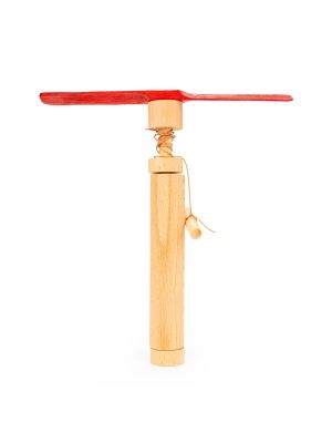 Wood Pull Helicopter