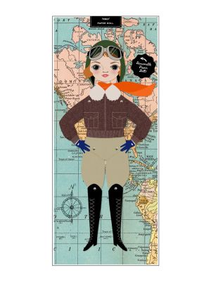 Amelia Earhart Paper Doll