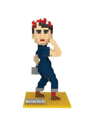 Rosie the Riveter Mini Building Blocks