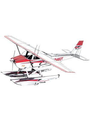 Cessna 182 Floatplane Color Metal Earth Kit