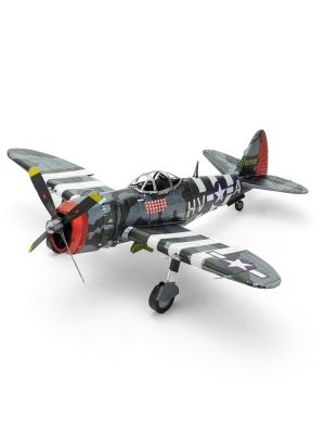 P-47 Thunderbolt Color Metal Earth Model Kit