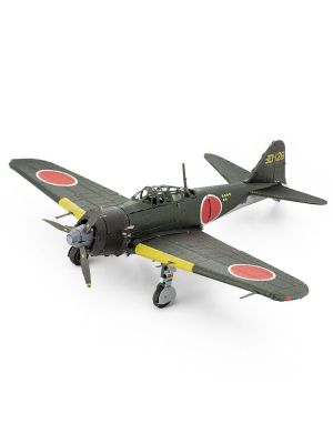 Mitsubishi Zero Color Metal Earth Model Kit