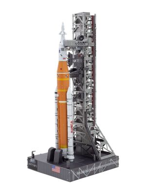 NASA Artemis SLS Moon Rocket Color Metal Earth