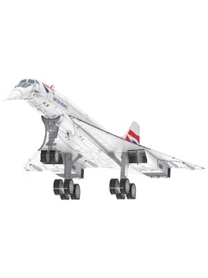 Concorde Color Metal Earth Model Kit