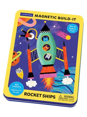 Rocket Ships Magnetic Build-It