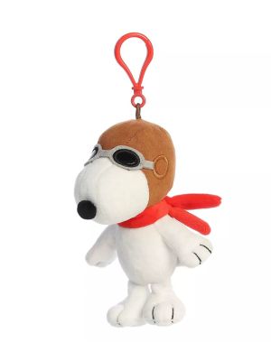 Flying Ace Snoopy Clip On Plush