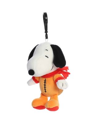 Snoopy Astronaut Clip On Plush Keychain