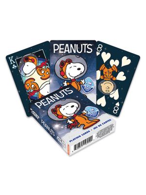 Space Peanuts Snoopy Playing Cards