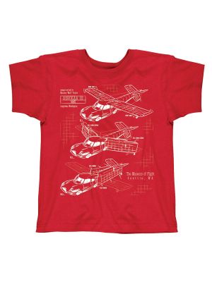 Aerocar Red Youth Tee