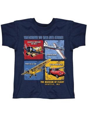 The Museum of Flight Welcome To The Air Space Youth Navy Tee