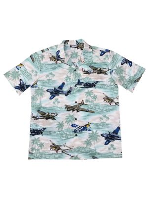 Sage WWII Hawaiian Shirt