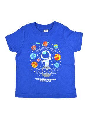 Shoot For The Moon Royal Blue Tee