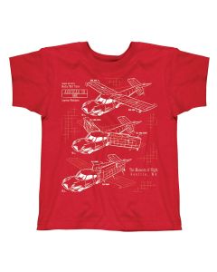 Aerocar Red Youth Tee