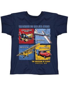 The Museum of Flight Welcome To The Air Space Youth Navy Tee