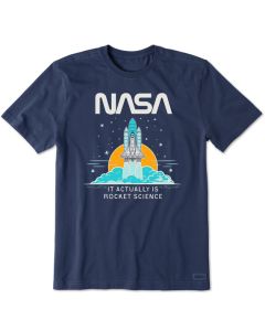 Life Is Good NASA Space Shuttle Launch Tee 