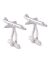 Silver Private Jet Cufflinks