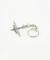 Pewter B-29 Superfortress Keychain