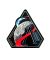 Artemis II Enamel Magnet