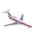 United 727-100 REG#N7001U 1:400 Model