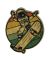 Astronaut Skateboard Bamboo Wood Sticker