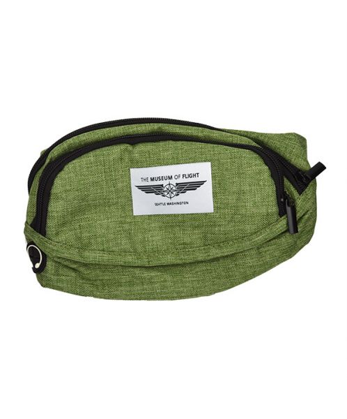 Compass Wings Green Bum Bag