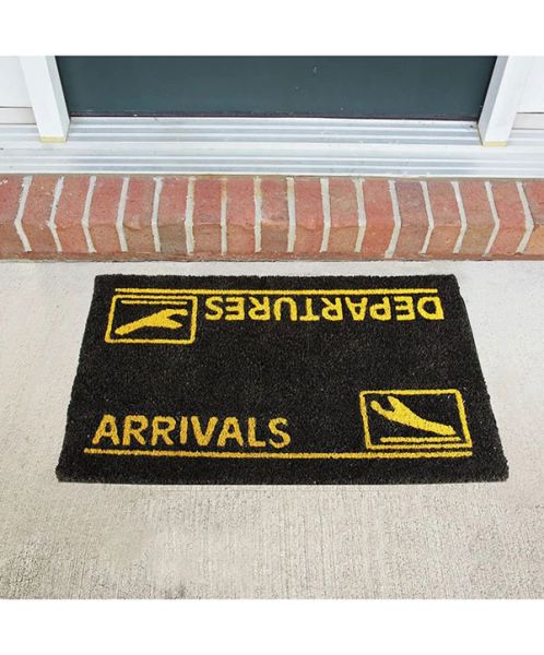 Arrivals & Departures Doormat