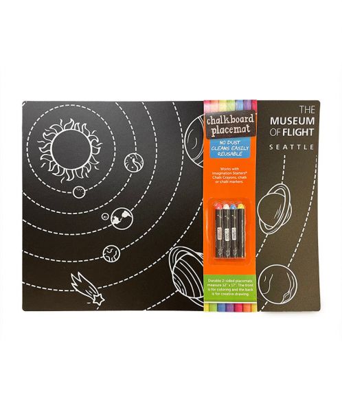 Solar System Color With Chalk Placemat