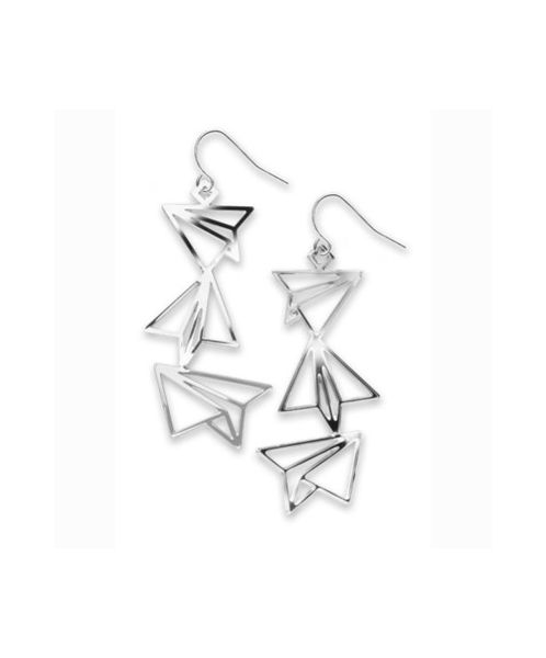Paper Airplane Earrings