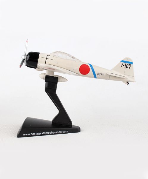 Mitsubishi A6M2 Zero Postage Stamp 1:97 Model