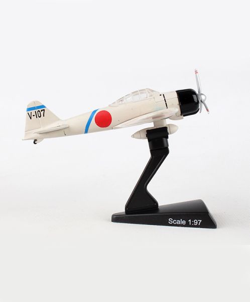 Mitsubishi A6M2 Zero Postage Stamp 1:97 Model