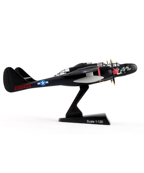 P-61 Black Widow Postage Stamp 1:120 Model