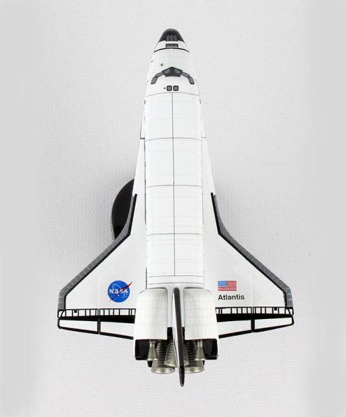 NASA Space Shuttle Atlantis Postage Stamp 1:300 Model