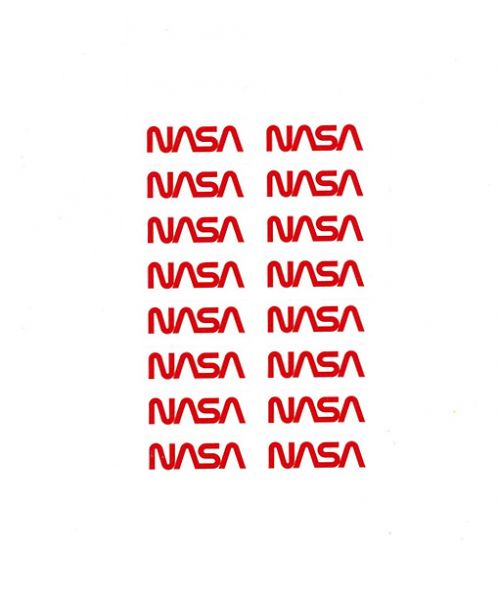 NASA' Sticker