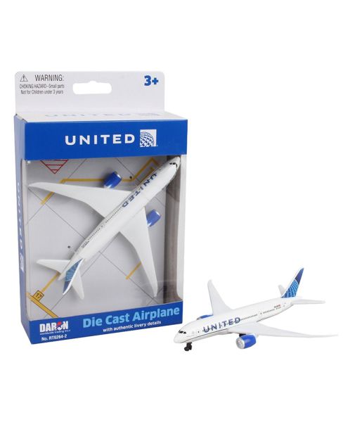 United Airlines Jet Airplane Toy