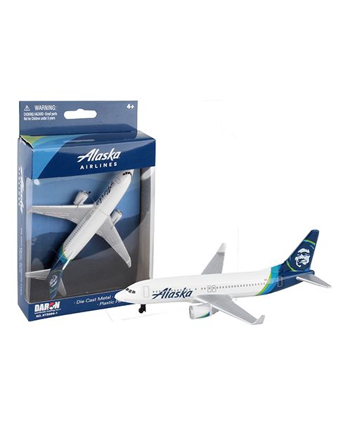 alaska airlines toy airplane