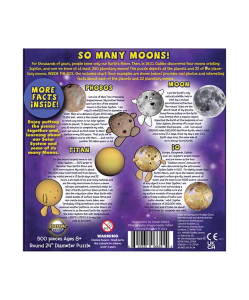 So Many Moons Celestial Buddies 500 Piece Puzzle