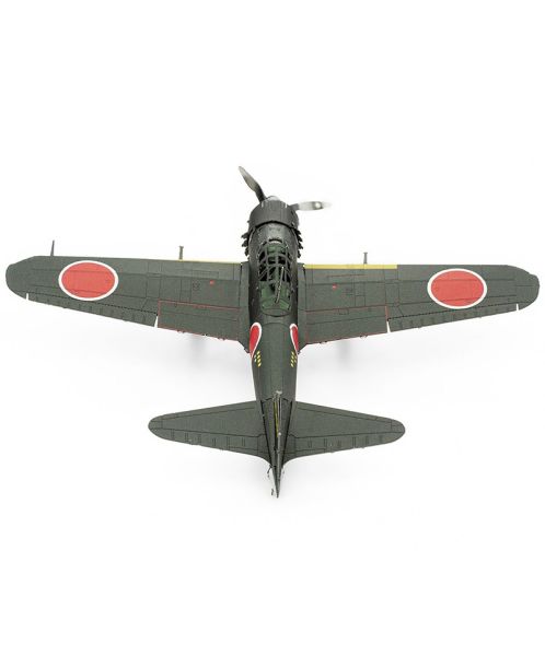 Color Mitsubishi Zero Metal Earth Model Kit