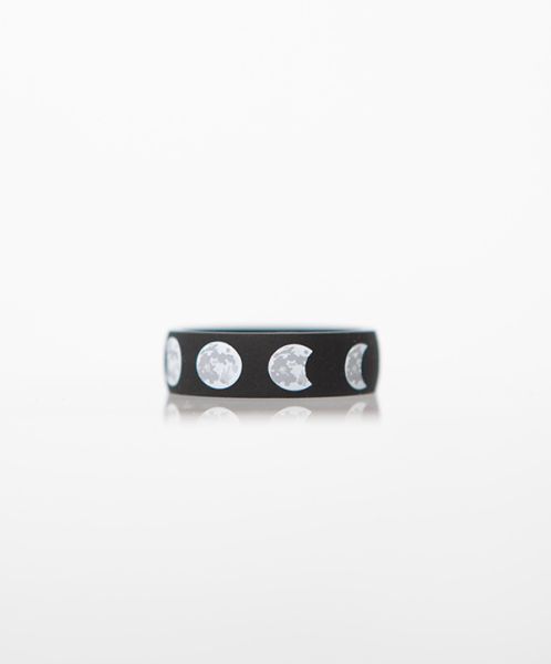 Moon Phases Silicone Ring