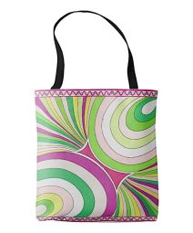 Braniff Airlines 1971 Pink Pucci Tote Bag