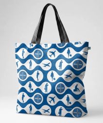 Pan Am Silhouette Tote Bag