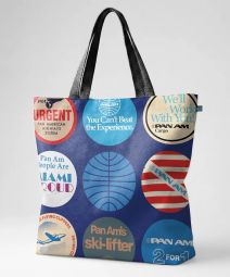 Pan Am Circles Badge Tote Bag
